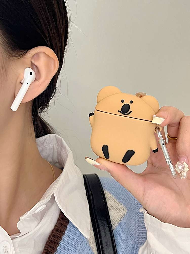 くま かわいい AirPods/AirPodsproケース