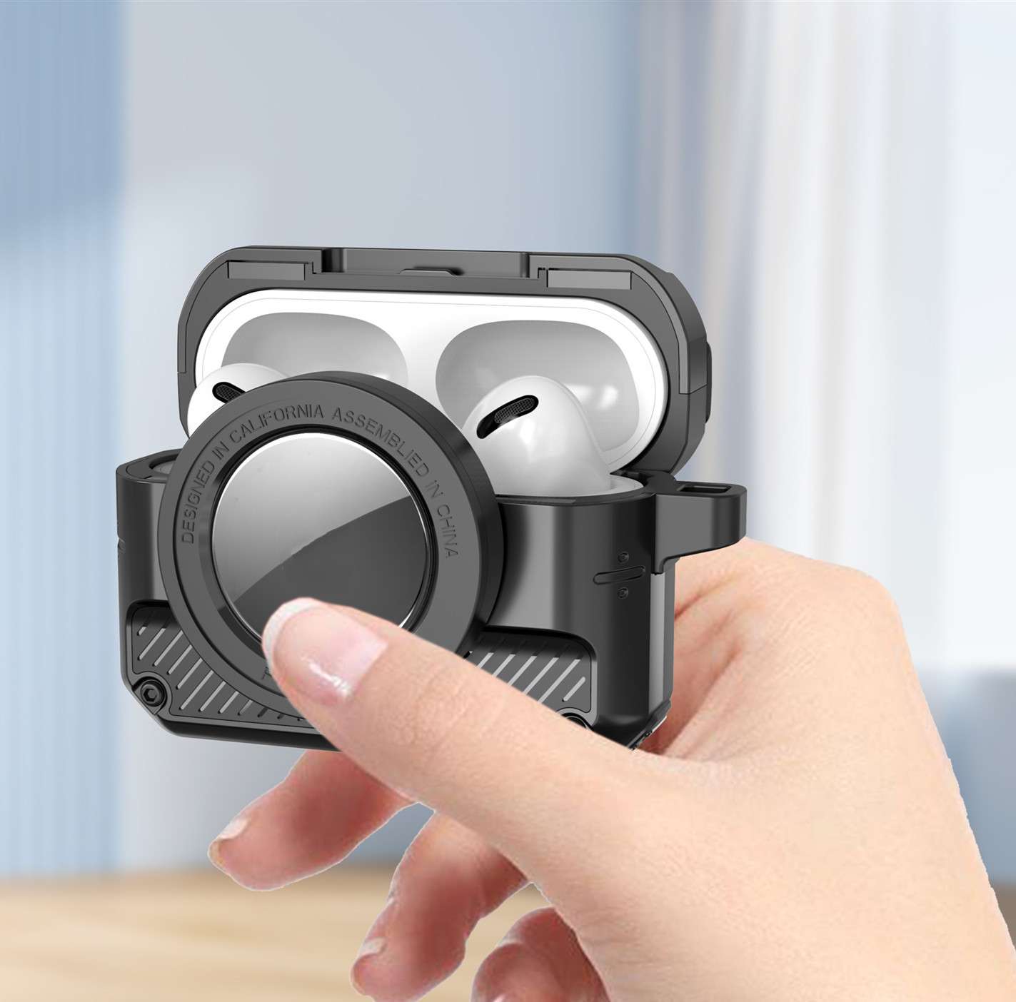 アウトドアカメラモチーフ AirPods/AirPodsproケース