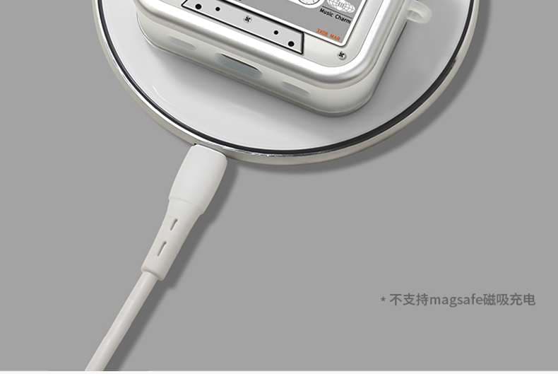 【廃盤】AirPodsproケース 思い出の音楽テープ型イヤホンケース