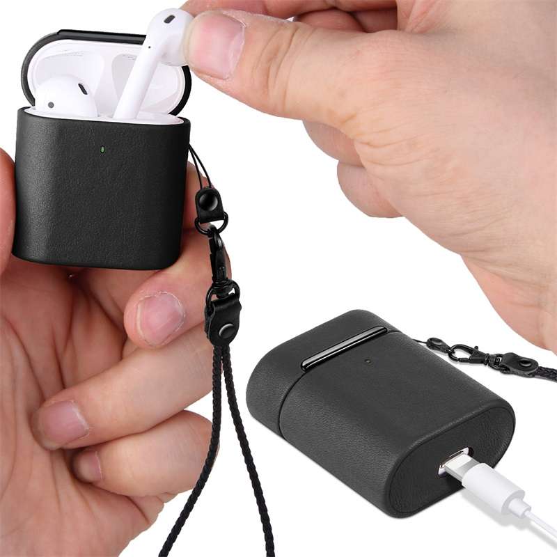 おしゃれ かっこいい スタイリッシュ レザー AirPods/AirPodsproケース