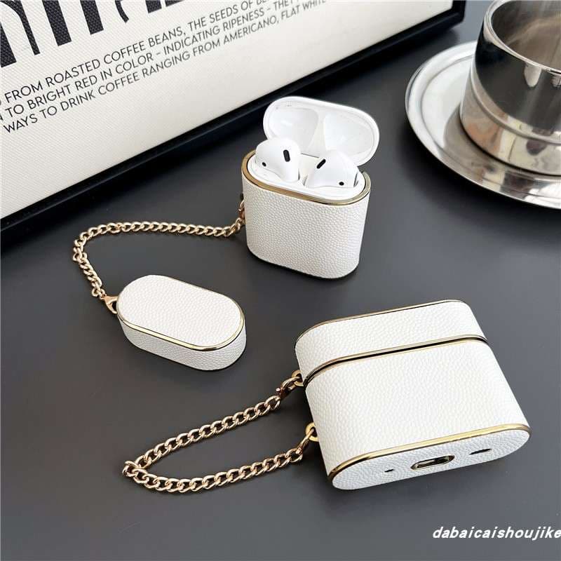 チェーン付き高級感AirPodsproケース