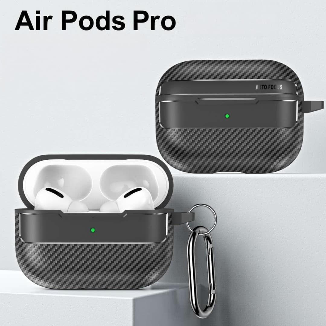 【在庫なし】AirPodsproケース AirPods Pro カーボン保護ケース