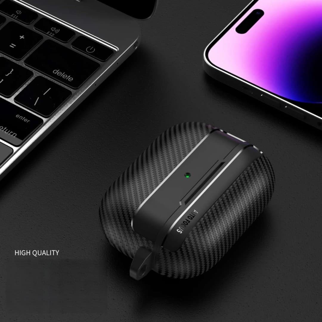 【在庫なし】AirPodsproケース AirPods Pro カーボン保護ケース
