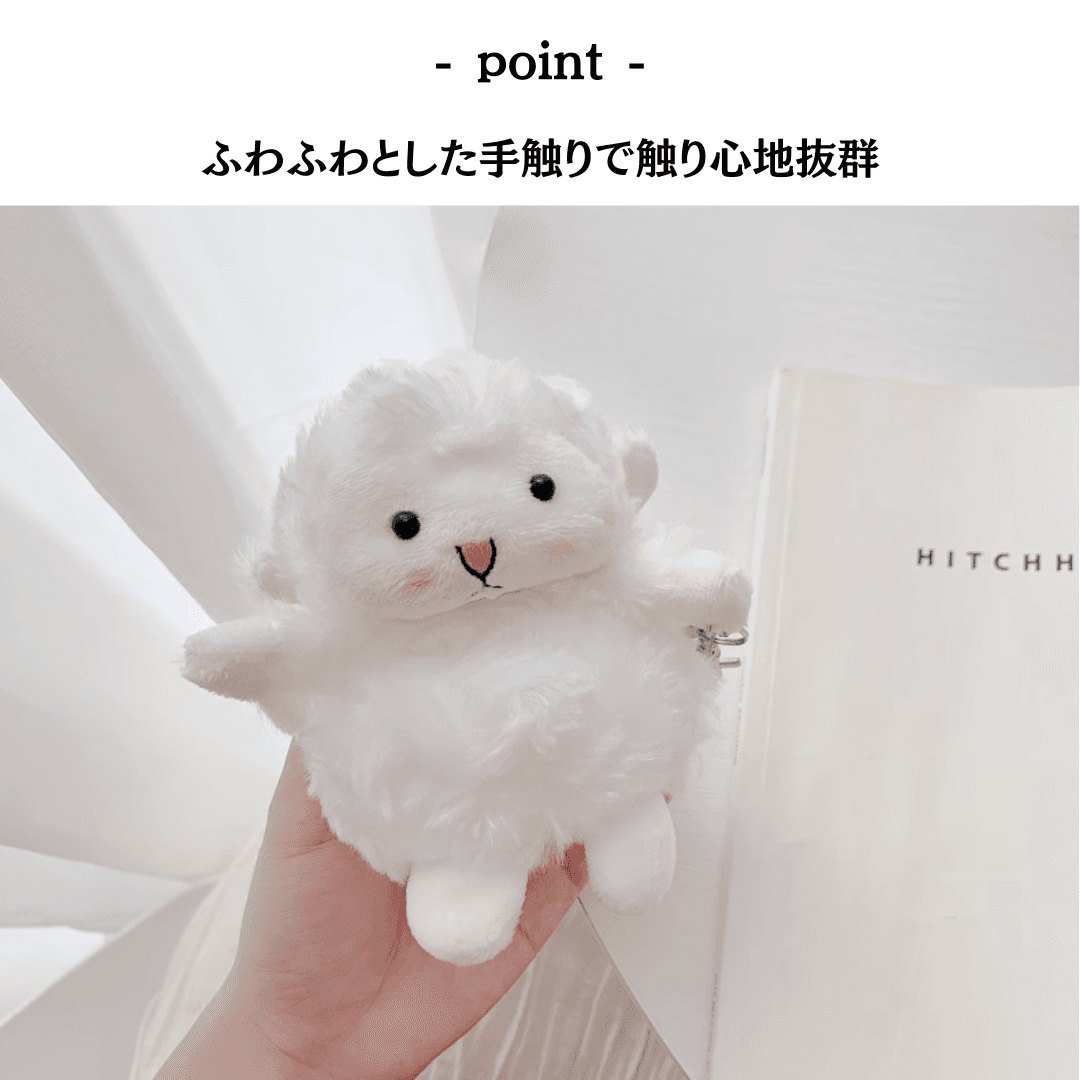 人気 かわいい もふもふ 羊 ぬいぐるみ AirPods/AirPodsproケース