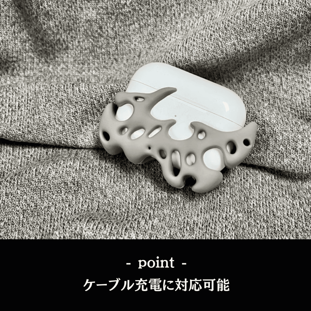 おしゃれ かっこいい スタイリッシュ レトロフューチャー AirPods/AirPodsproケース