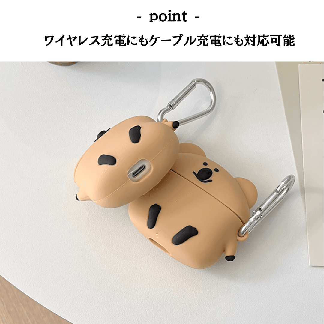 くま かわいい AirPods/AirPodsproケース