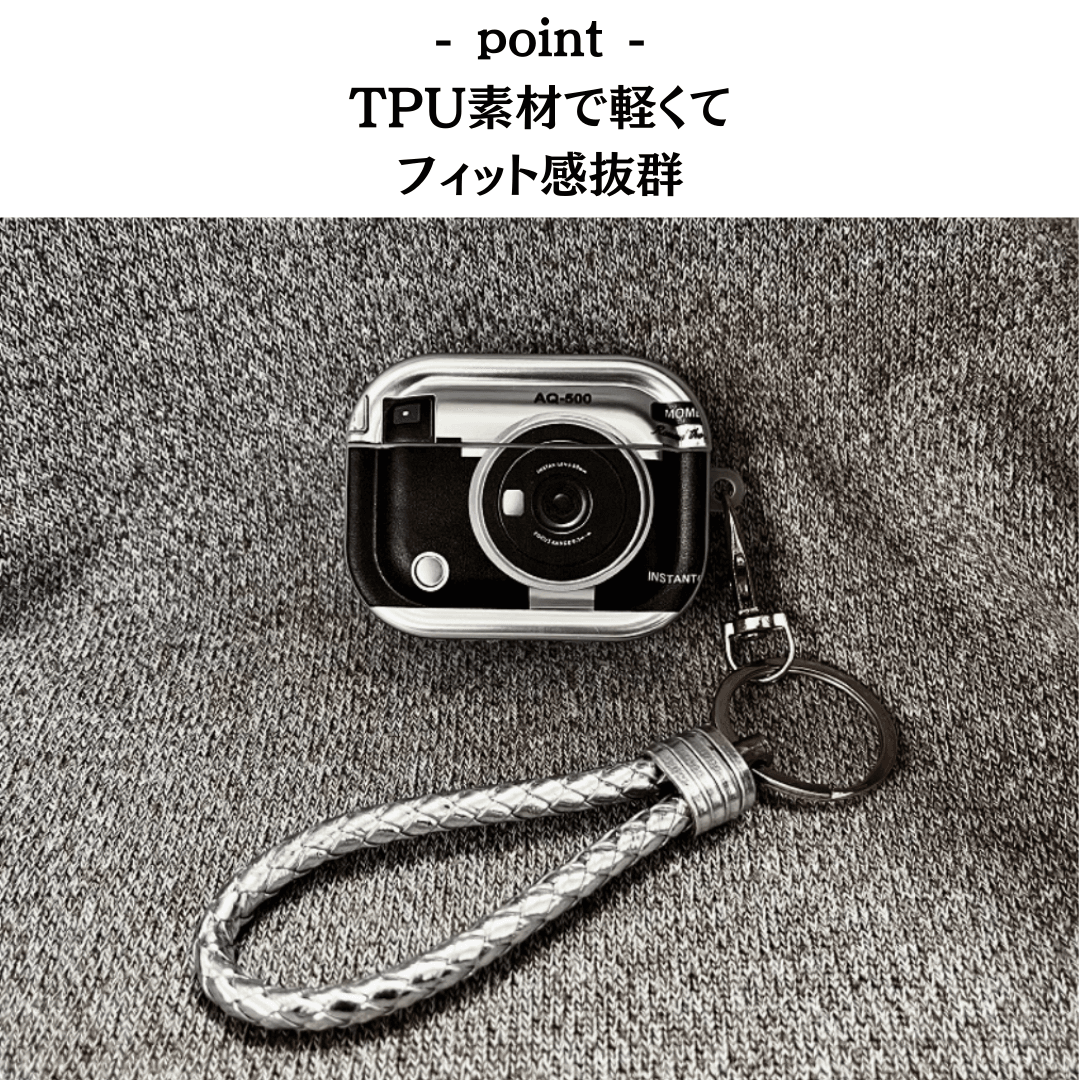 レトロカメラ風 AirPods/AirPodsproケース