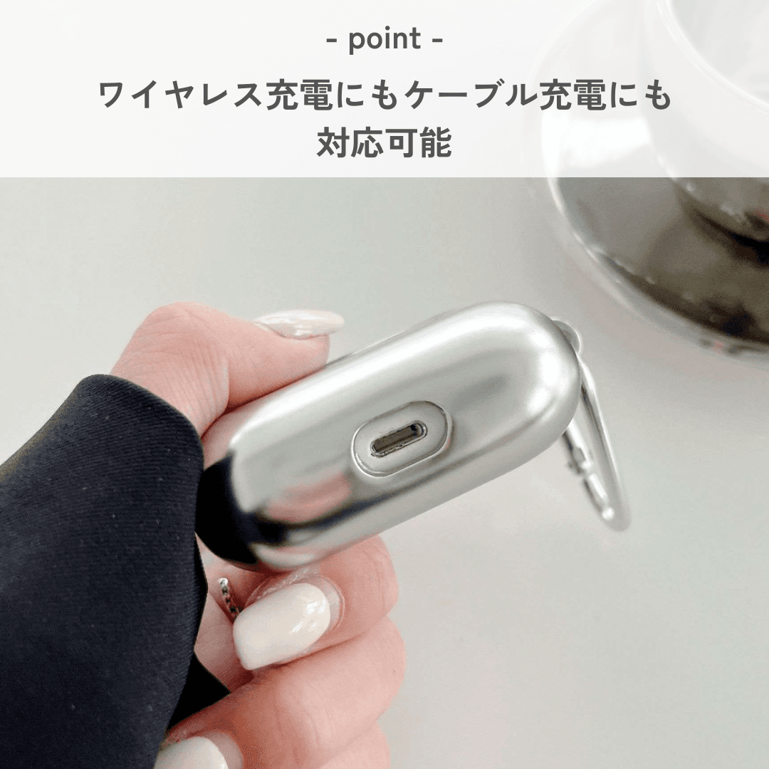 メタリック おしゃれ AirPods/AirPodsproケース