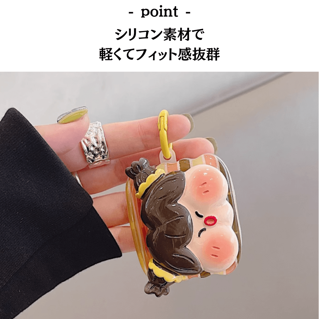 かわいい 女の子 AirPods/AirPodsproケース