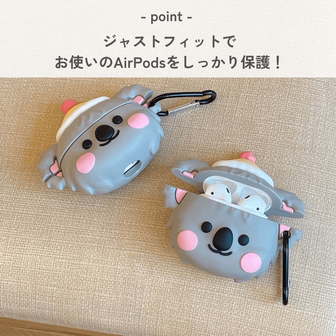 コアラさんの冬帽子 AirPods/AirPodsproケース