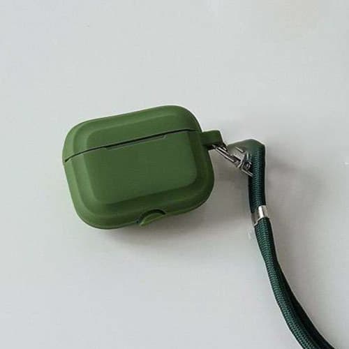 おしゃれ 人気 ミリタリー グリーン シンプル AirPods/AirPodsproケース