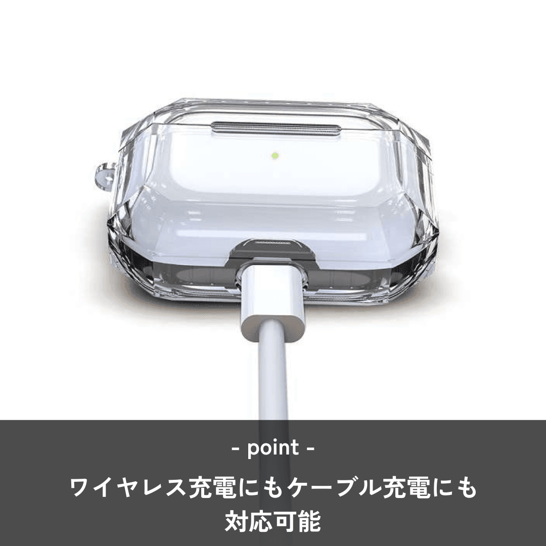 人気 おしゃれ クリア クリスタルポッド AirPods/AirPodsproケース