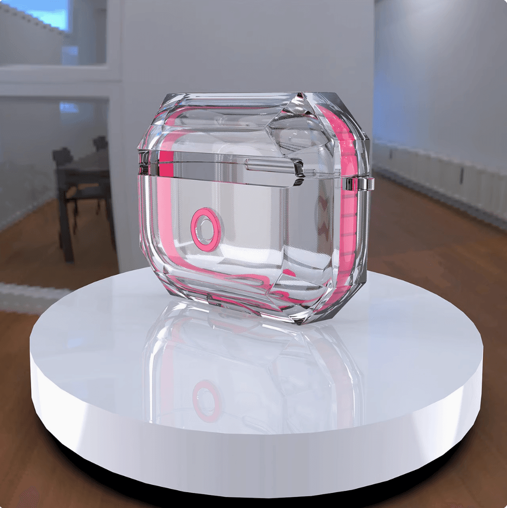 人気 おしゃれ クリア クリスタルポッド AirPods/AirPodsproケース