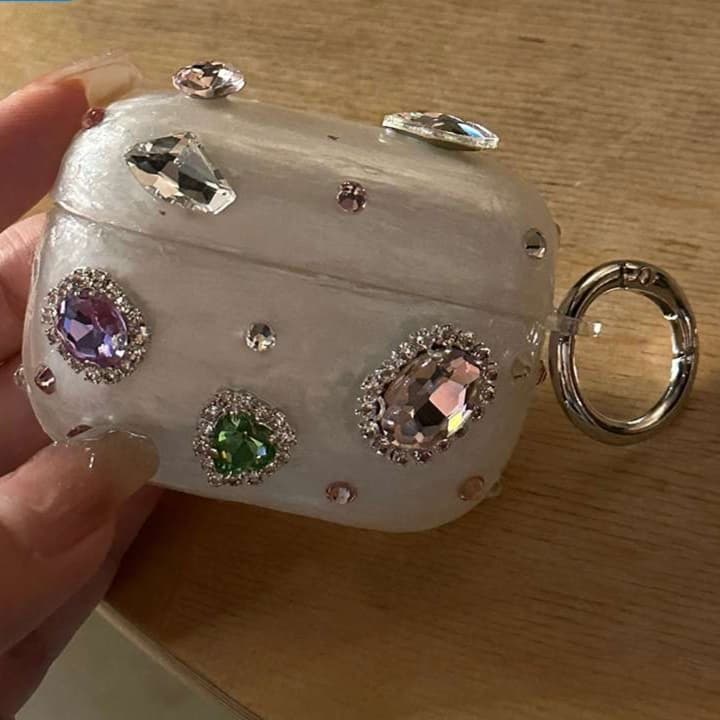 【廃盤】AirPods クリスタル宝石風AirPodsproケース