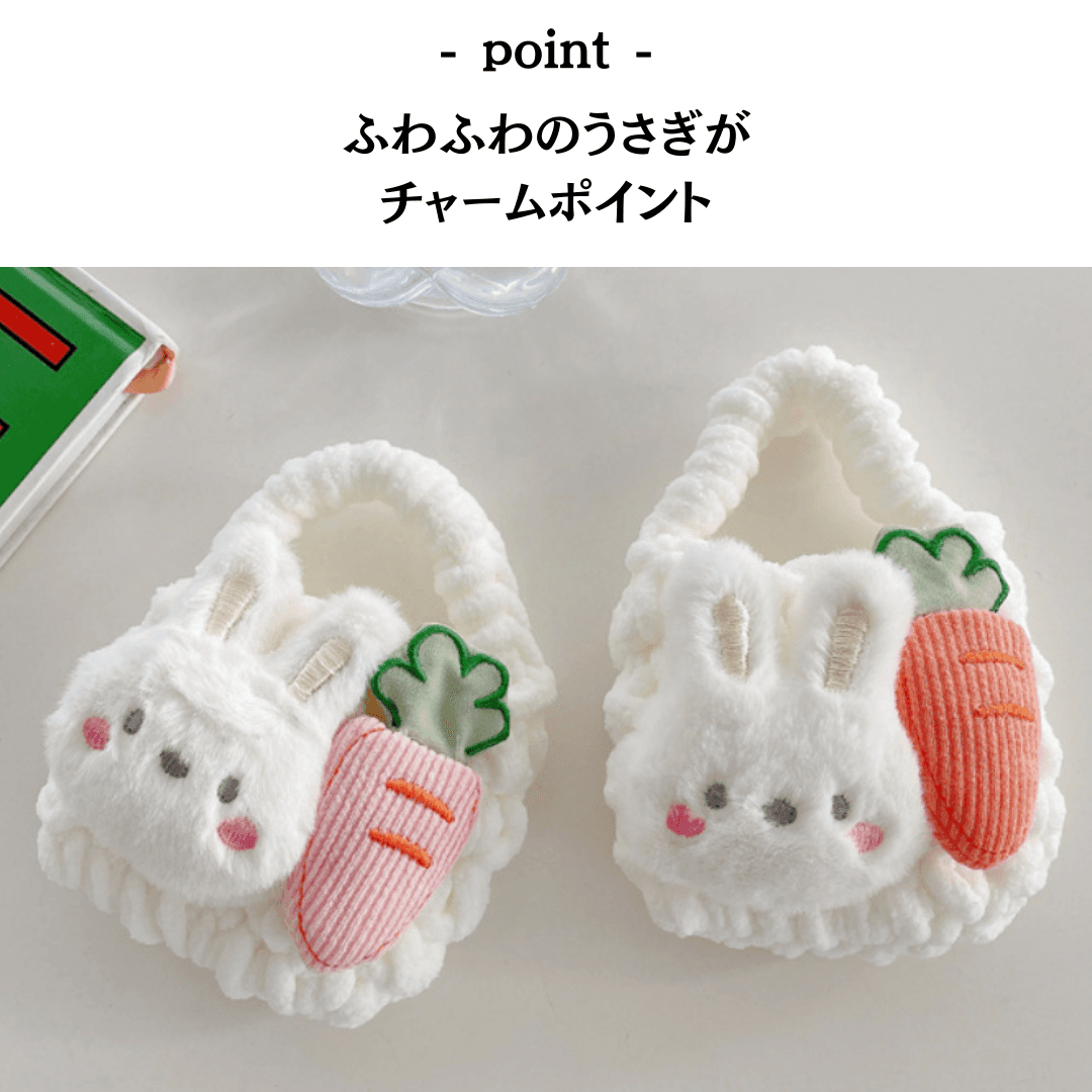 もこもこ うさぎ かわいい AirPods/AirPodsproケース