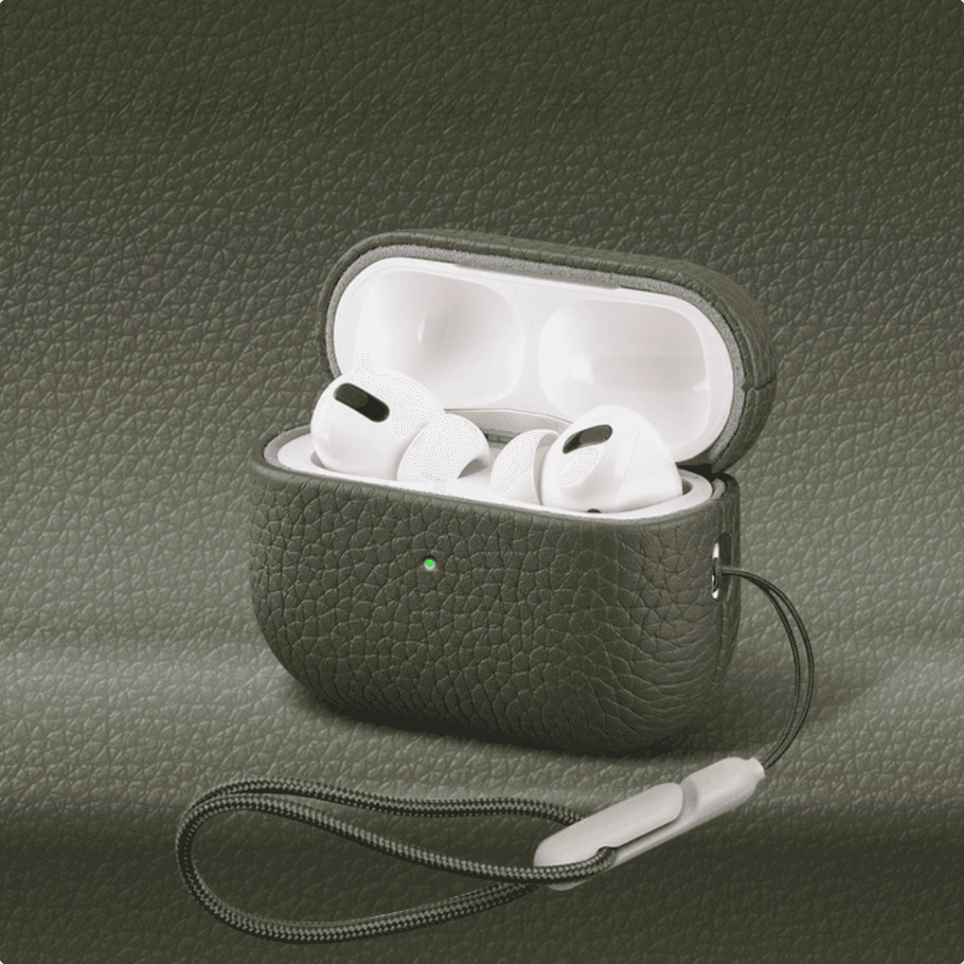 人気 かっこいい シンプル レザー AirPods Pro専用ケース