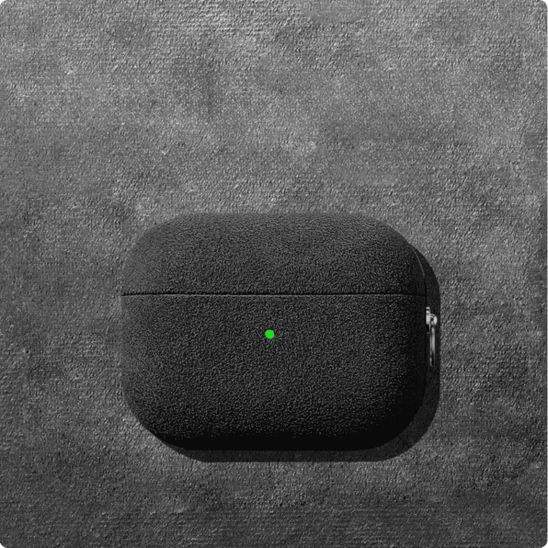 シンプル スエード レザー AirPods/AirPodsproケース