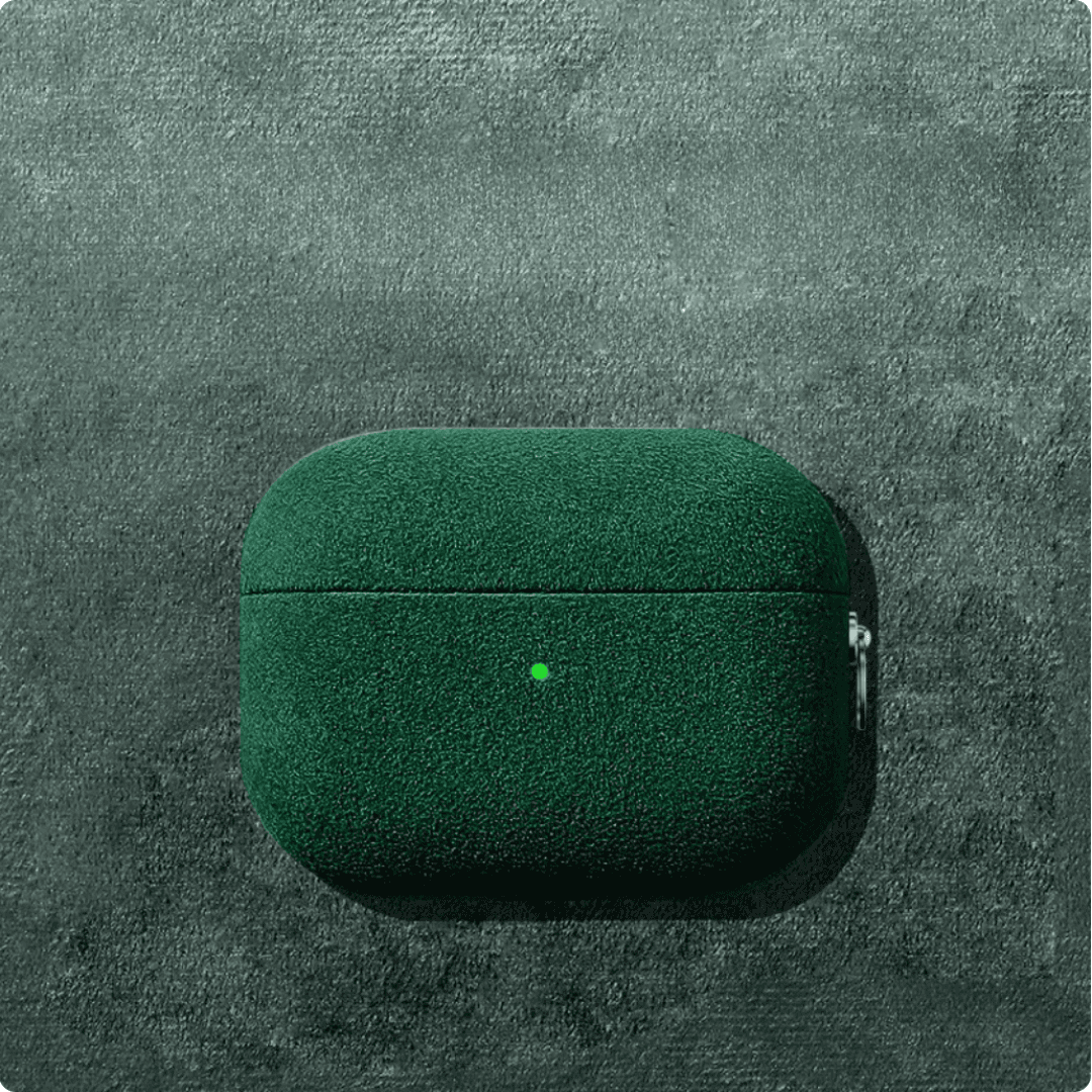 シンプル スエード レザー AirPods/AirPodsproケース