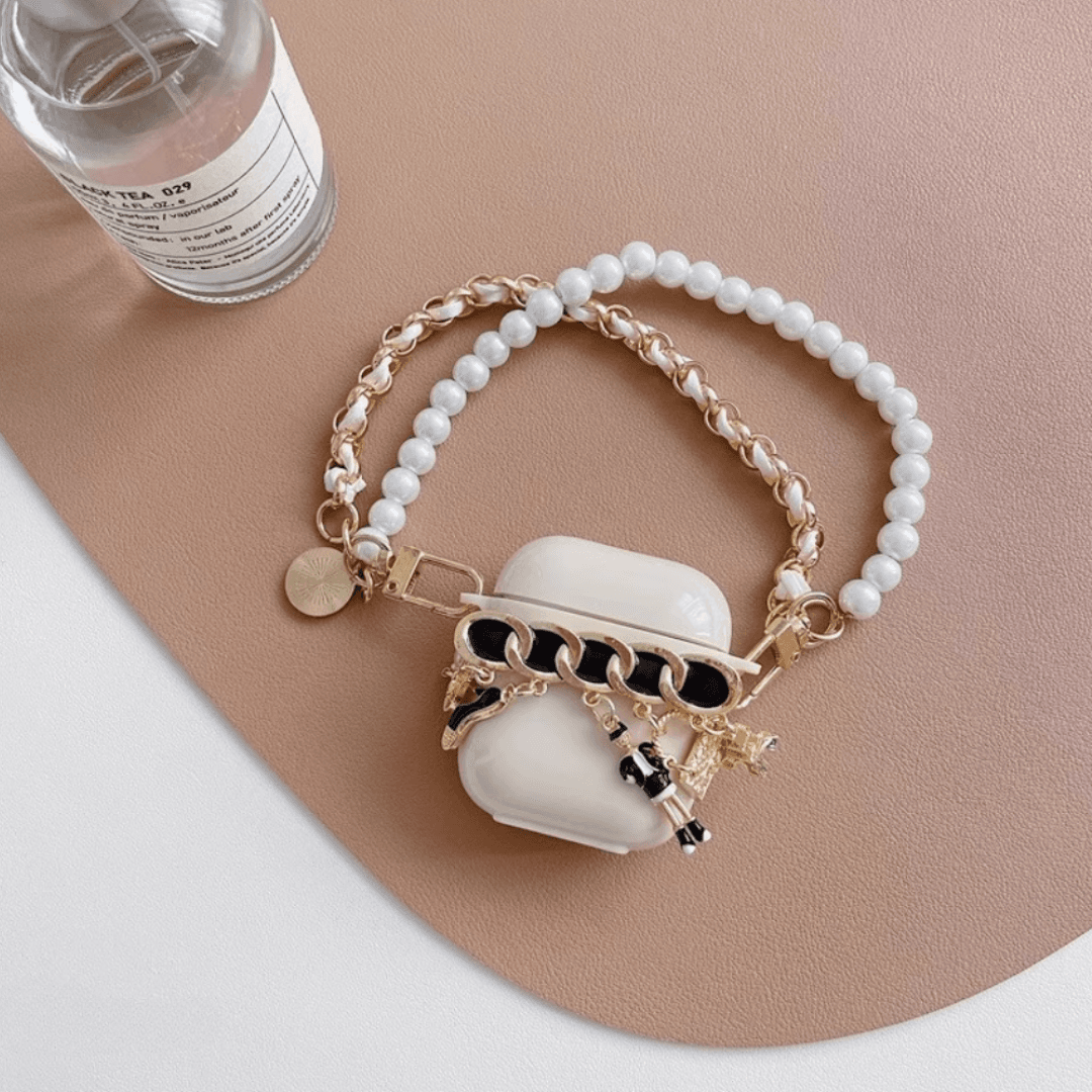 かわいい エレガントチャーム付き AirPods/AirPodsproケース