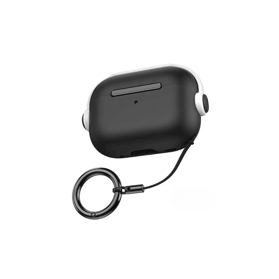 シンプル メンズ 耐衝撃 リング付き AirPods/AirPodsproケース