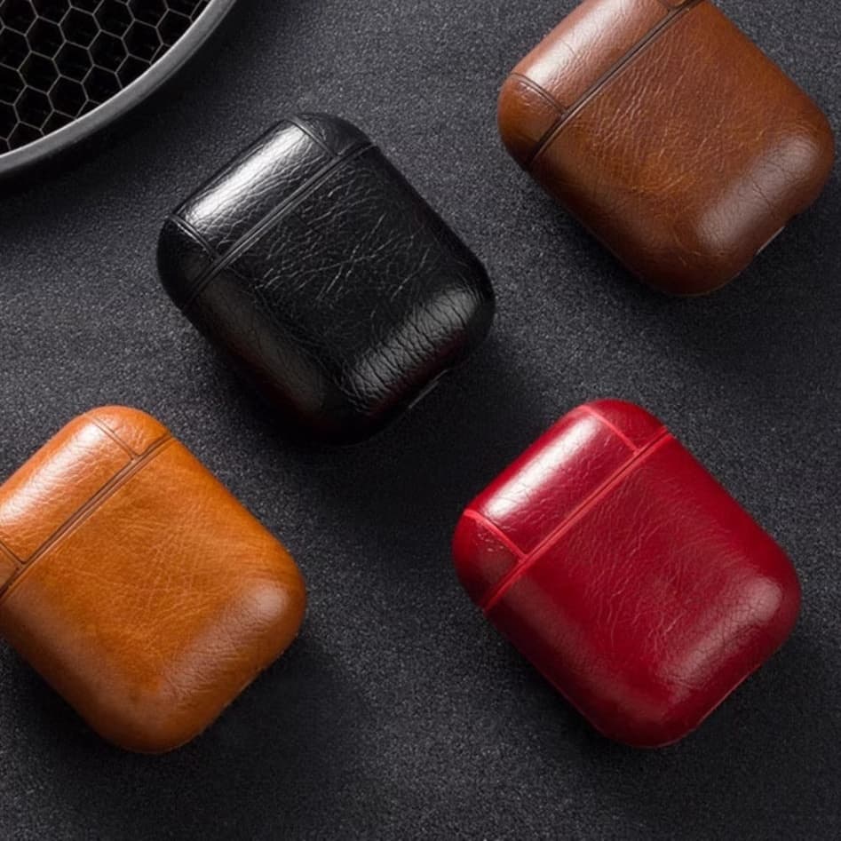 Airpodsケース 上質な革調飾り エアーポッズケース AirPods ケース