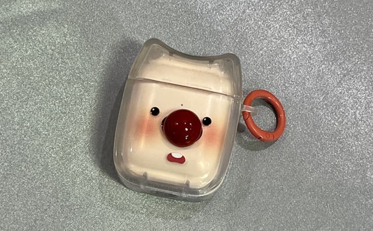 Airpodsケース 癒し系うさぎ&子ぶた保護ケース
