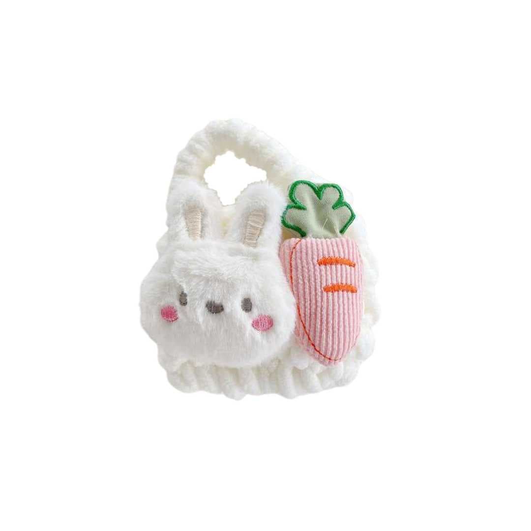 もこもこ うさぎ かわいい AirPods/AirPodsproケース