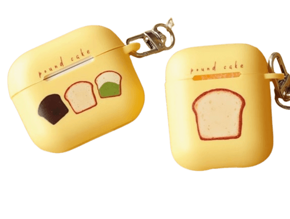パンのキーホルダー イラスト AirPods/AirPodsproケース