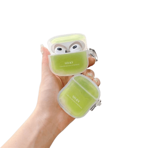 【在庫なし】AirPodsproケース AirPods ミントグリーンケース