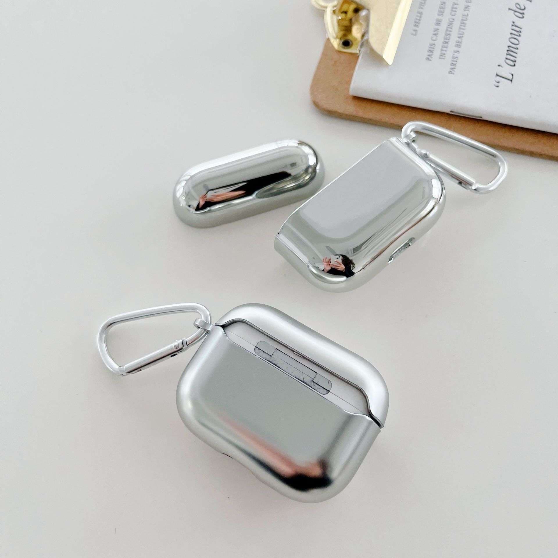 メタリック おしゃれ AirPods/AirPodsproケース
