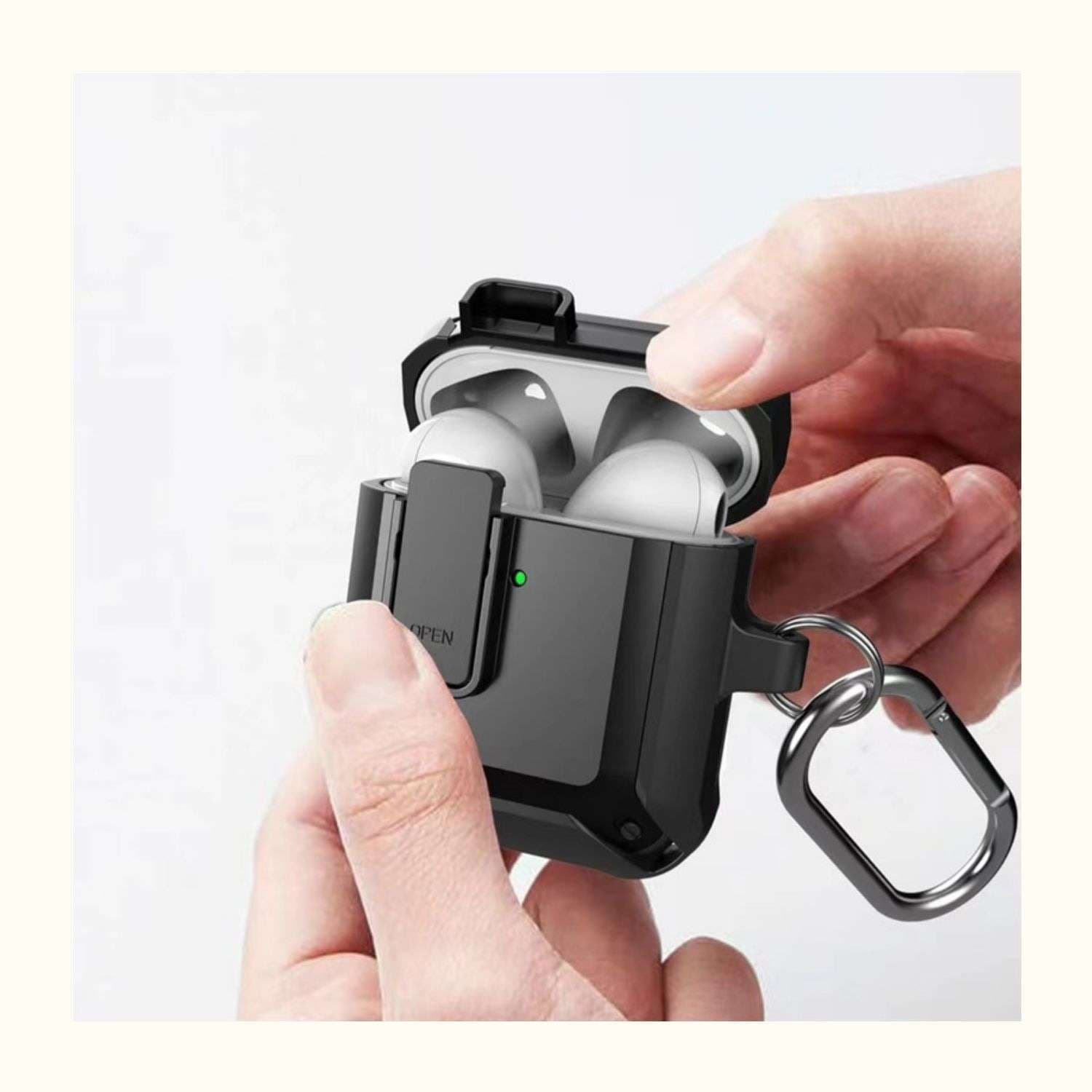 AirPodsproケース 耐衝撃防水ワイヤレスイヤホンケース