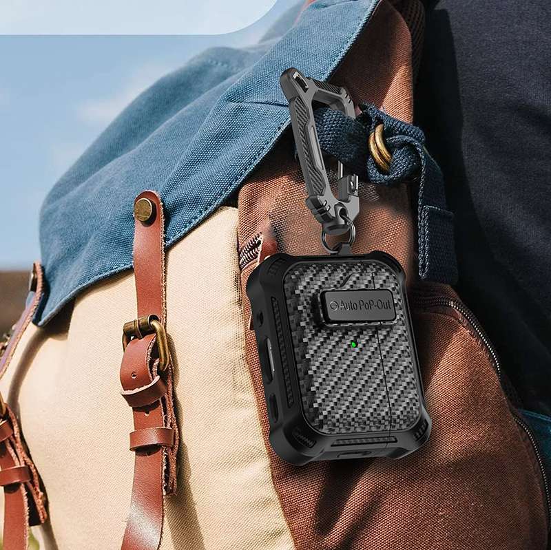 AirPodsproケース 頑丈な耐衝撃イヤホンケース