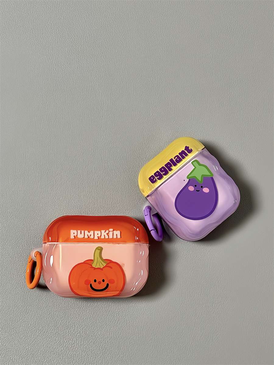 AirPodsproケース 野菜キャラクターのイヤホンケース