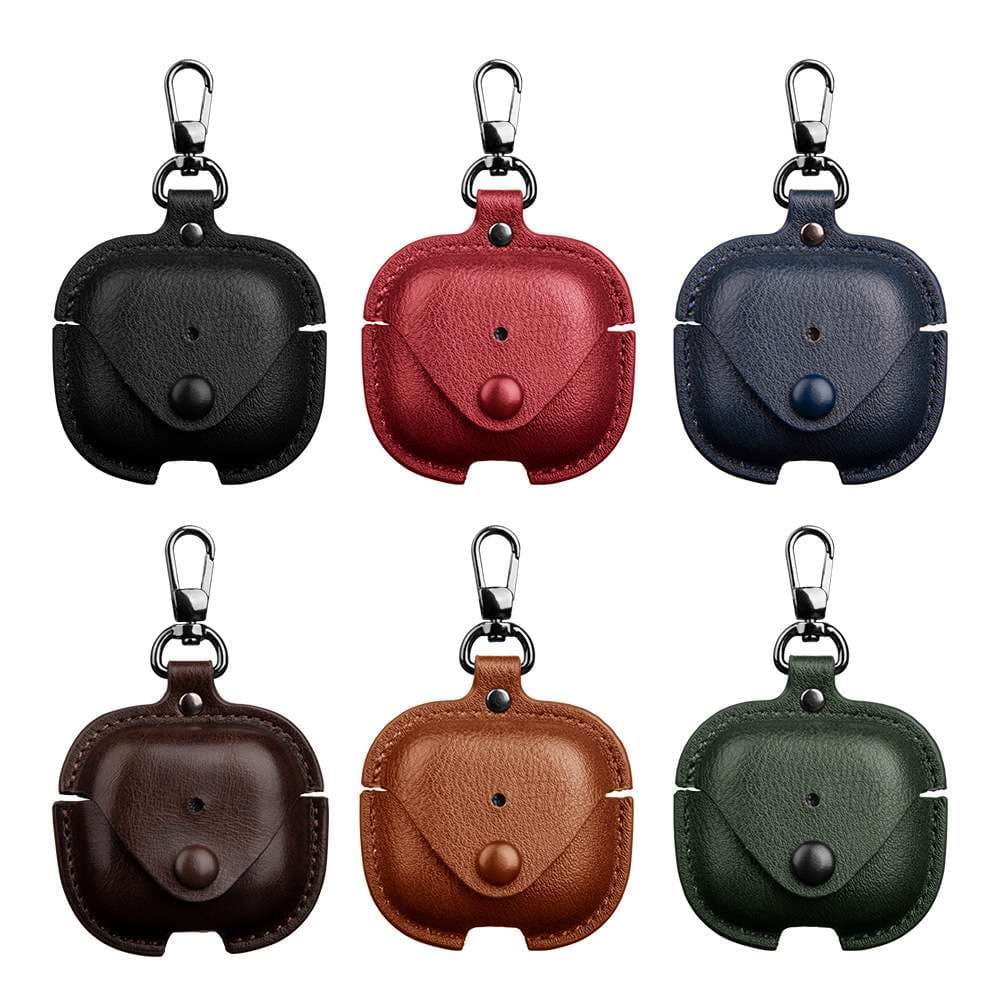 人気 レザー おしゃれ 高級本革製カラビナ付 AirPods/AirPodsproケース