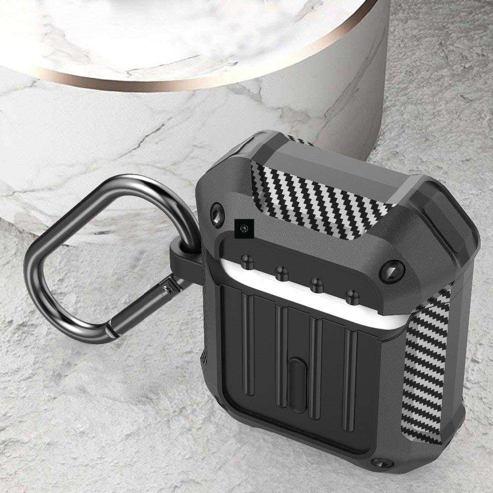 耐衝撃AirPodsproケース カラビナ付き