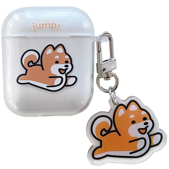 Airpodsケース 柴犬キャラクター エアポッズケース 第1第2第3世代対応