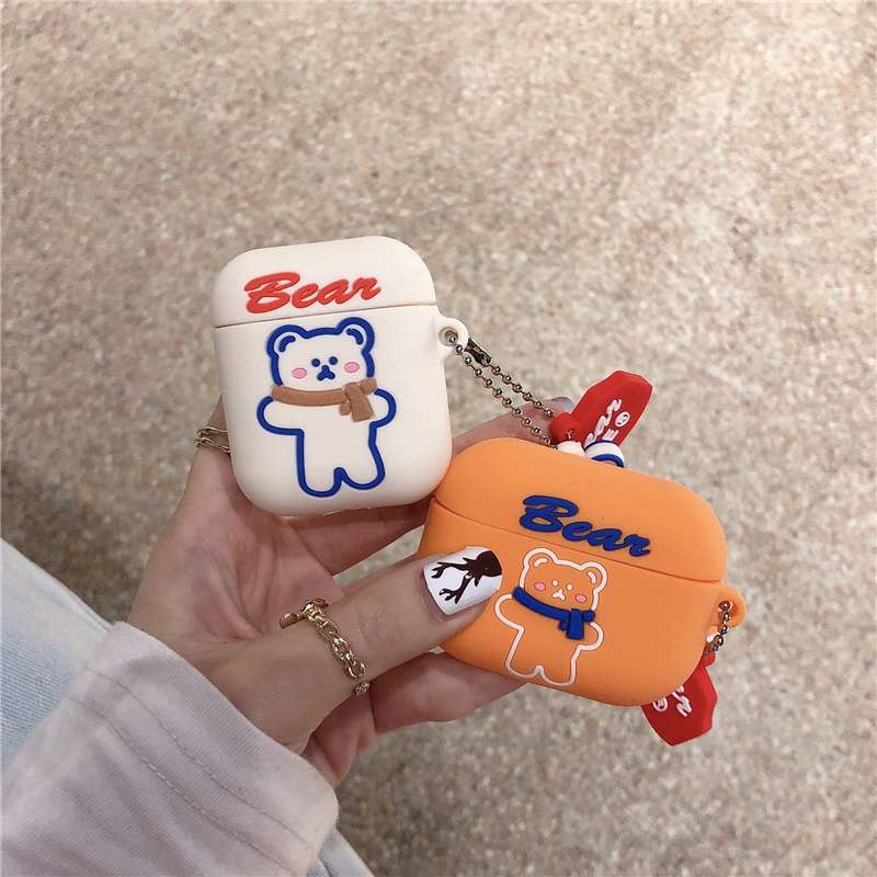 クマのキャラクター AirPodsproケース