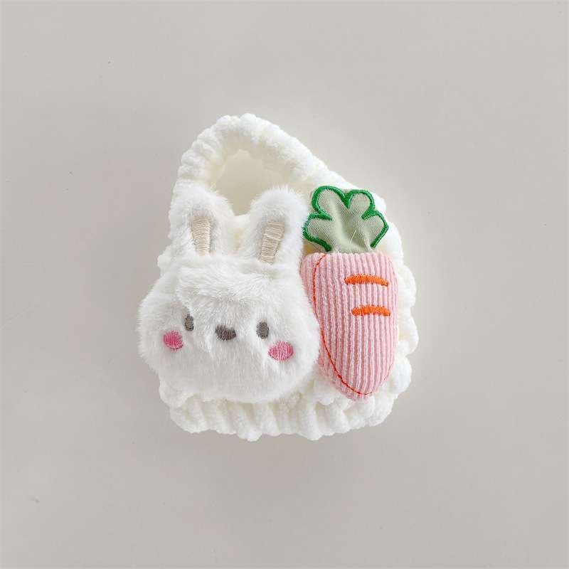 もこもこ うさぎ かわいい AirPods/AirPodsproケース