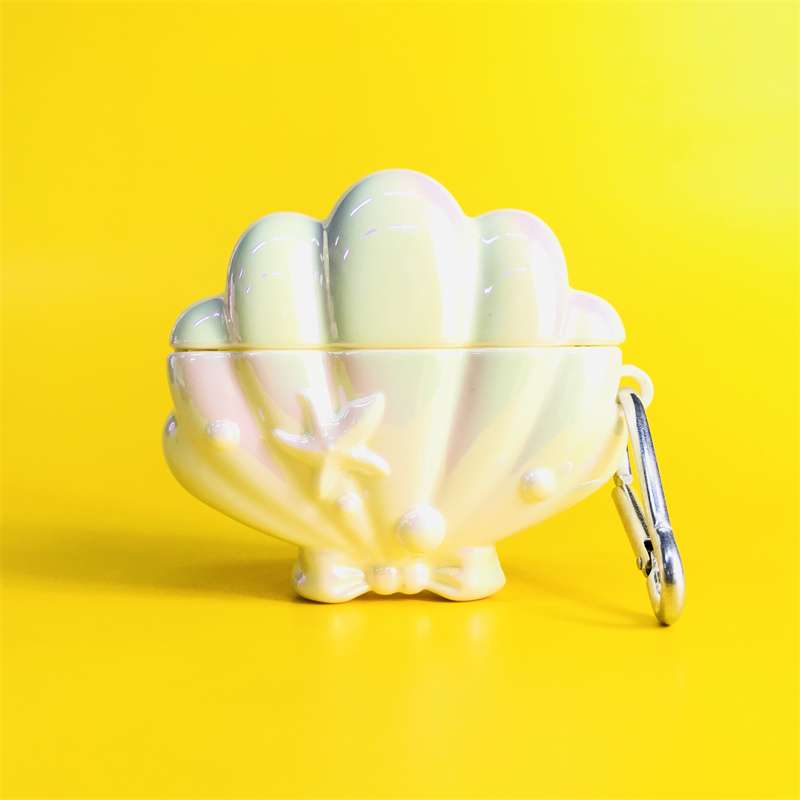 貝殻風ふわもこAirPodsproケース