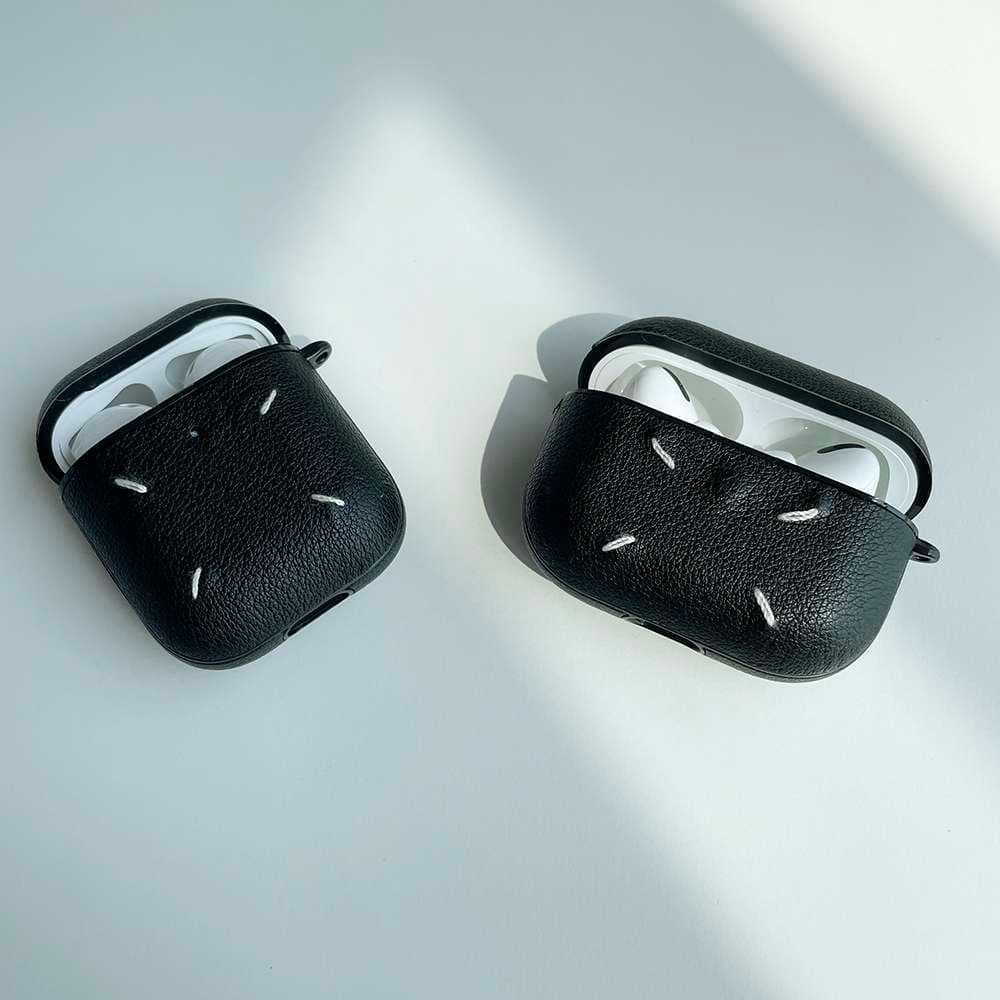 AirPodsproケース 高級感あふれる革製イヤホンケース