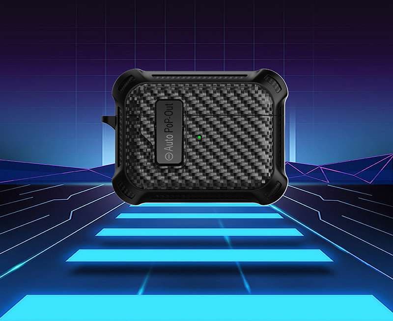 AirPodsproケース 頑丈な耐衝撃イヤホンケース