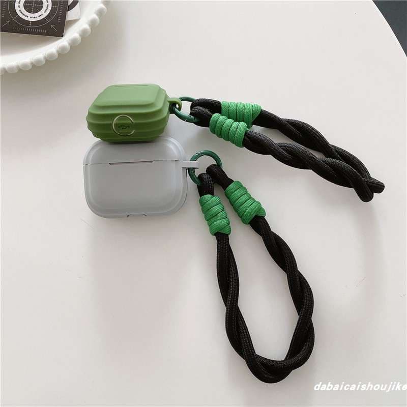AirPodsproケース ツイストコード付きイヤホンケース