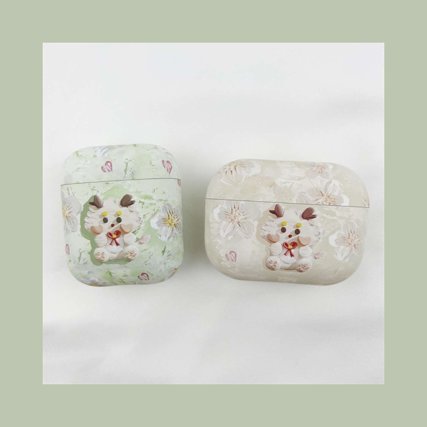 可愛い動物柄のAirPodsproケース