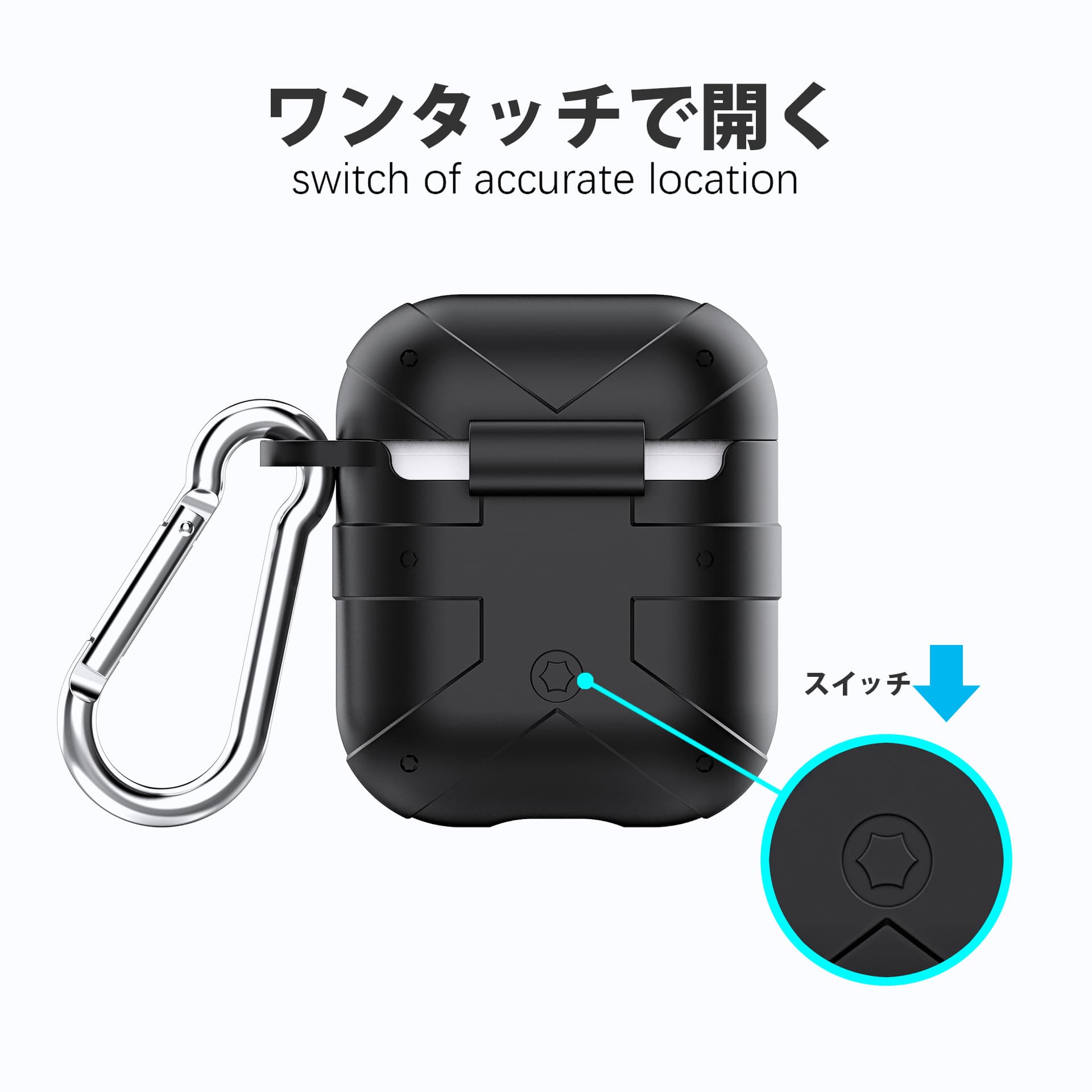 Airpodsケース AirPods 第1世代 第2世代 対応 水洗い可能 シリコン保護ケース