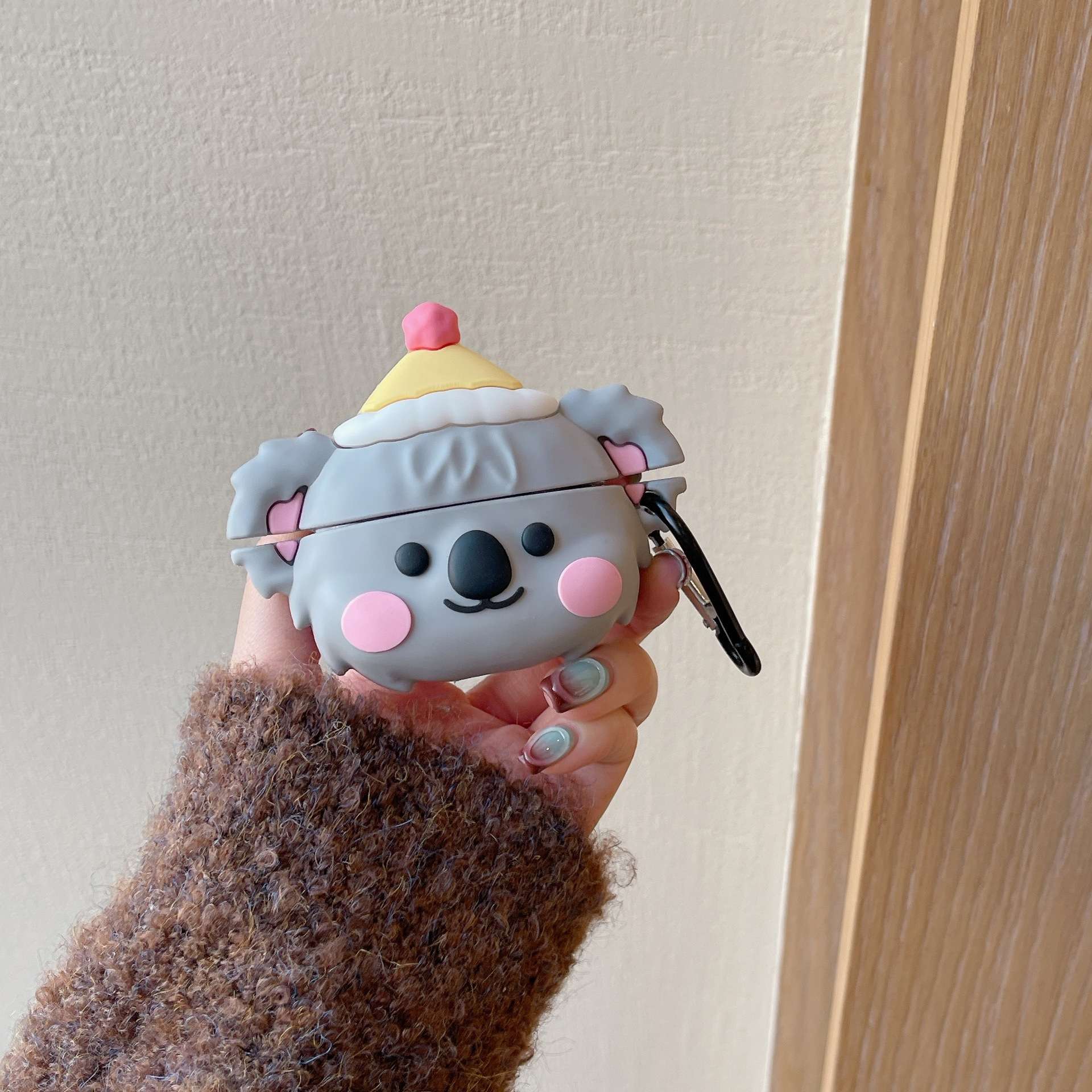 コアラさんの冬帽子 AirPods/AirPodsproケース