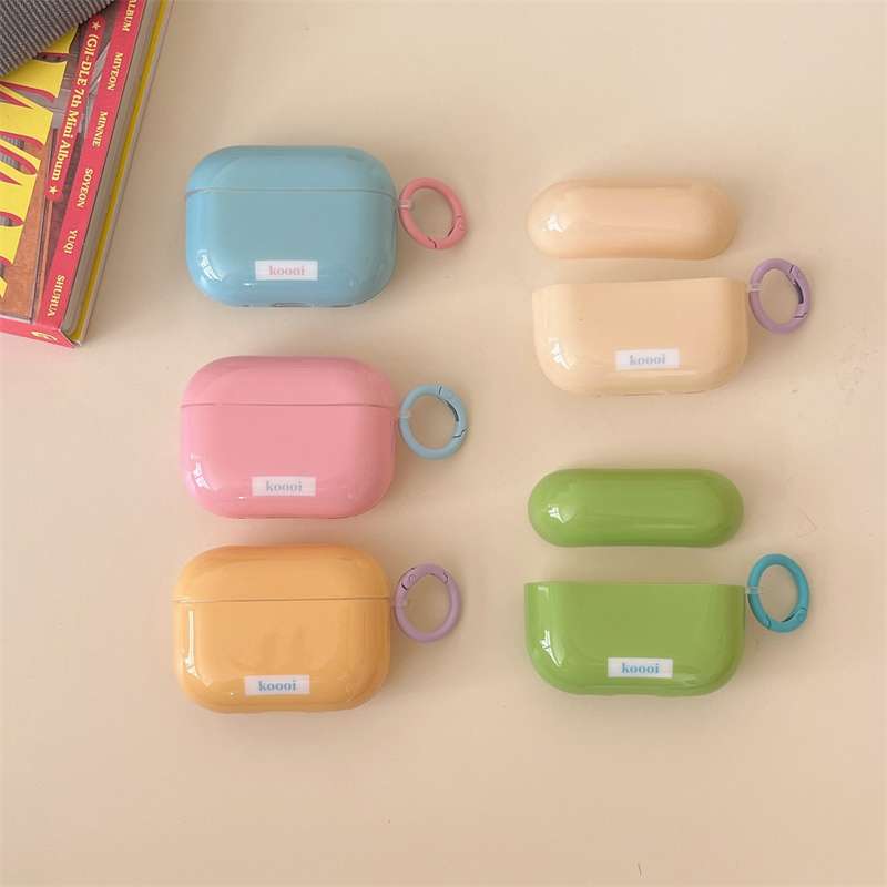 かわいい 人気 パステルカラー シンプル AirPods/AirPodsproケース