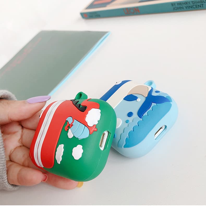 Airpodsケース AirPods第1世代第2世代Pro第3世代対応恐竜キャラクターケース