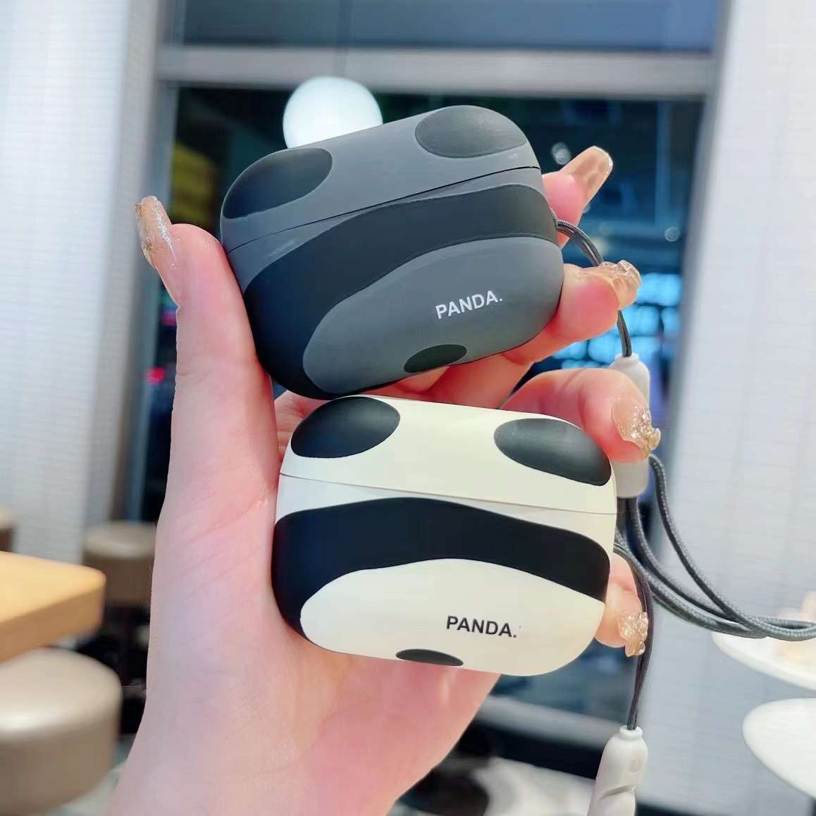 【廃盤】AirPodsproケース パンダデザイン充電ケース AirPods ケース
