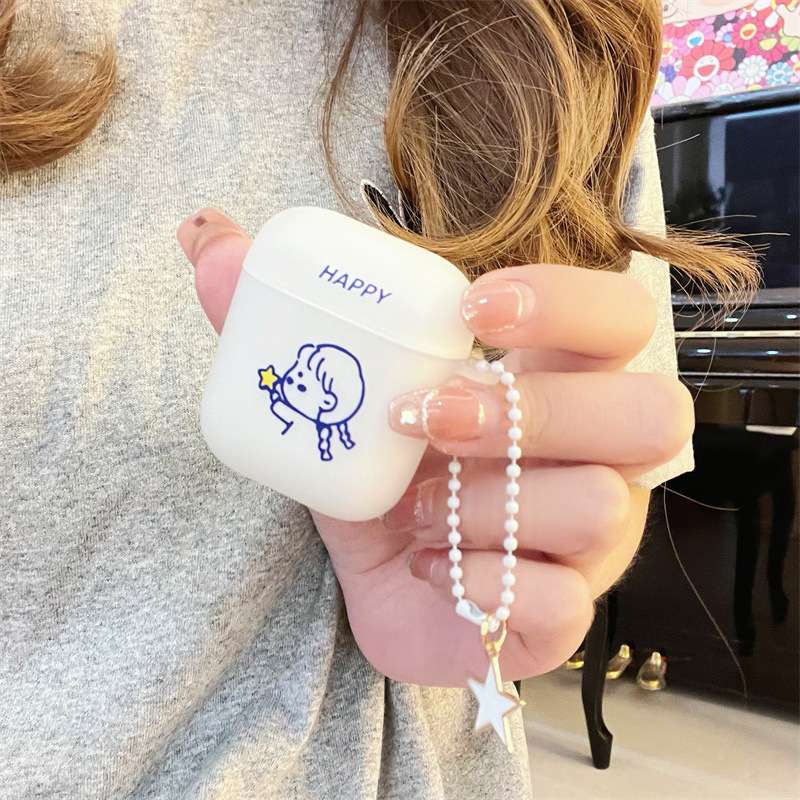 かわいい イラスト シンプル AirPods/AirPodsproケース