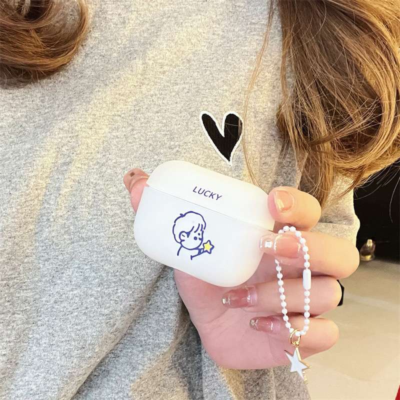 かわいい イラスト シンプル AirPods/AirPodsproケース